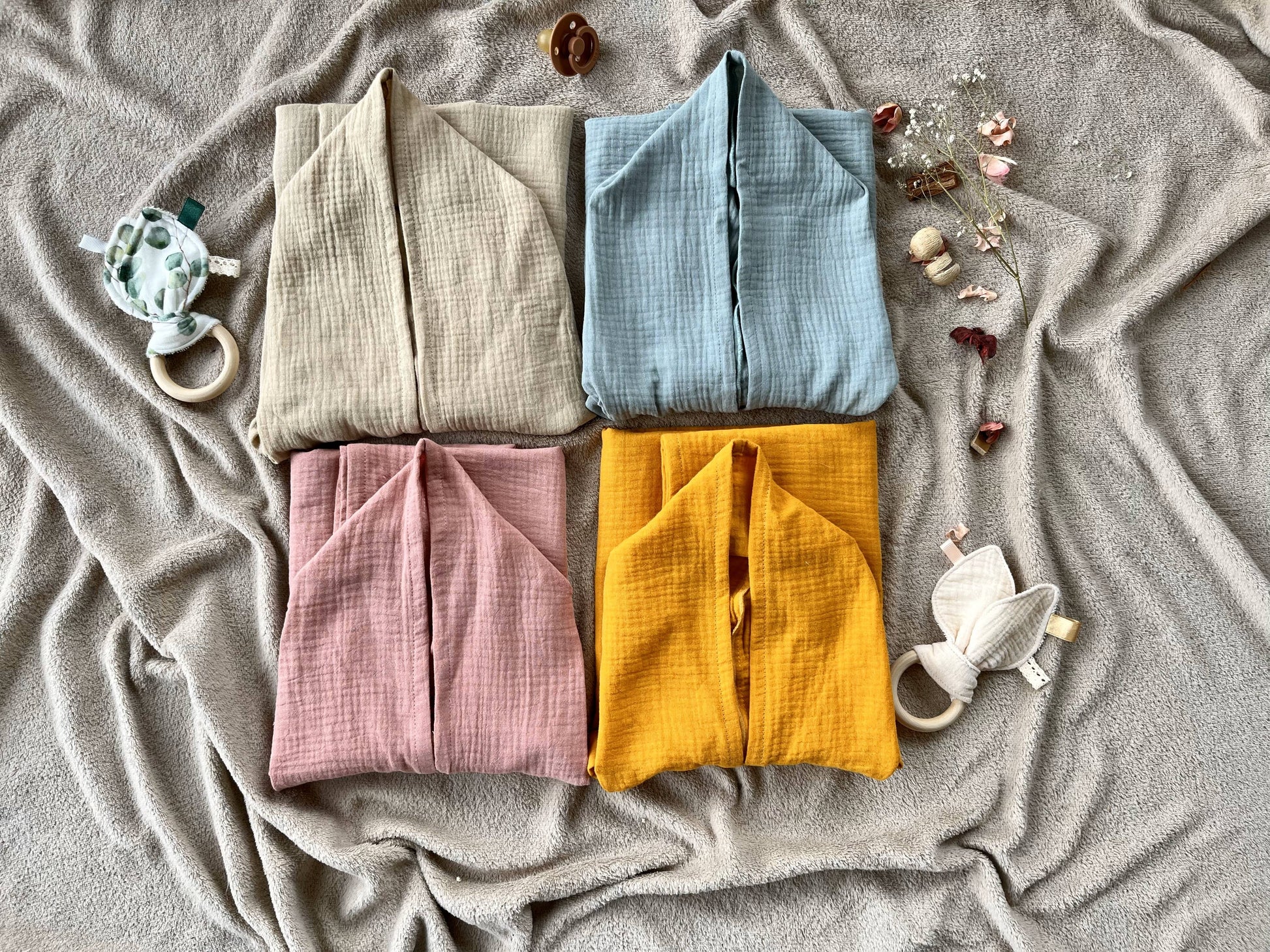 Ponchohåndklæde 1-4 år | Sandfarvet