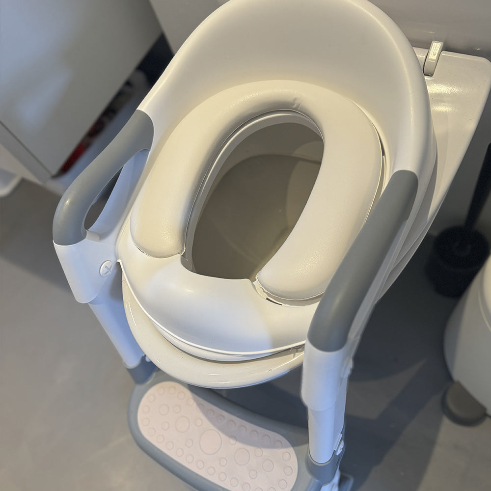 Toiletsæde med stige til børn