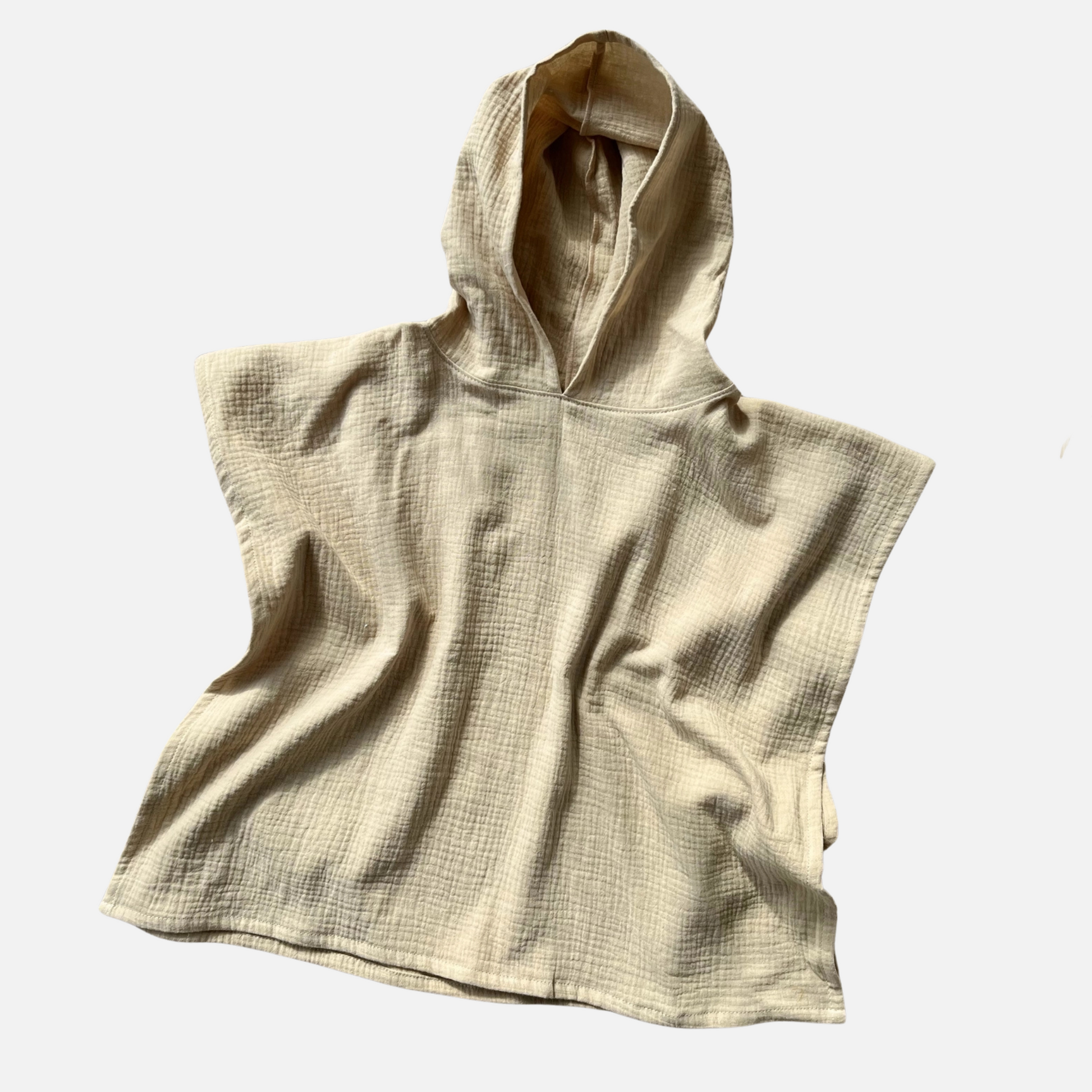 Ponchohåndklæde 1-4 år | Sandfarvet