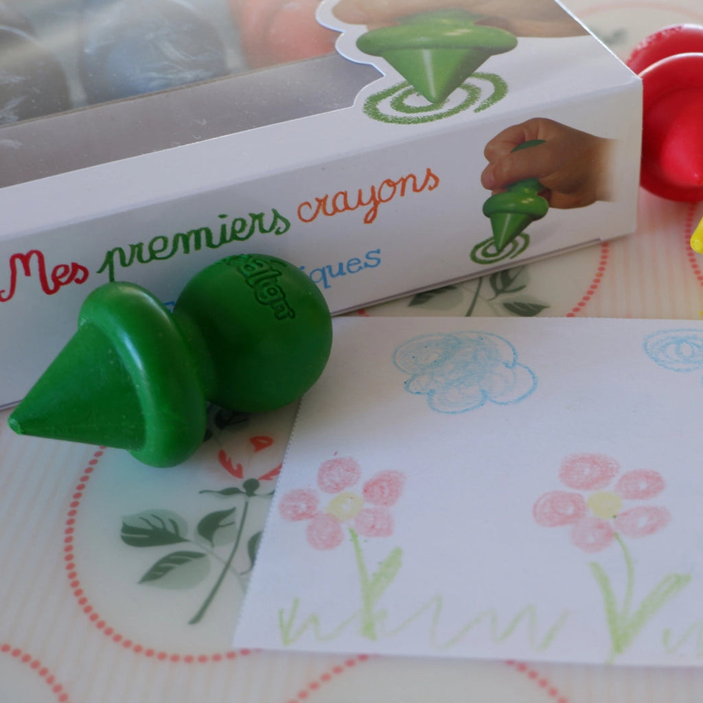 Farveblyanter med toddler greb